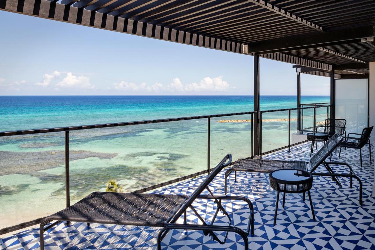 فندق Ocean Eden Bay (Adults Only) Spring Rises المظهر الخارجي الصورة Ocean view from a room at the Iberostar Grand Hotel Bávaro